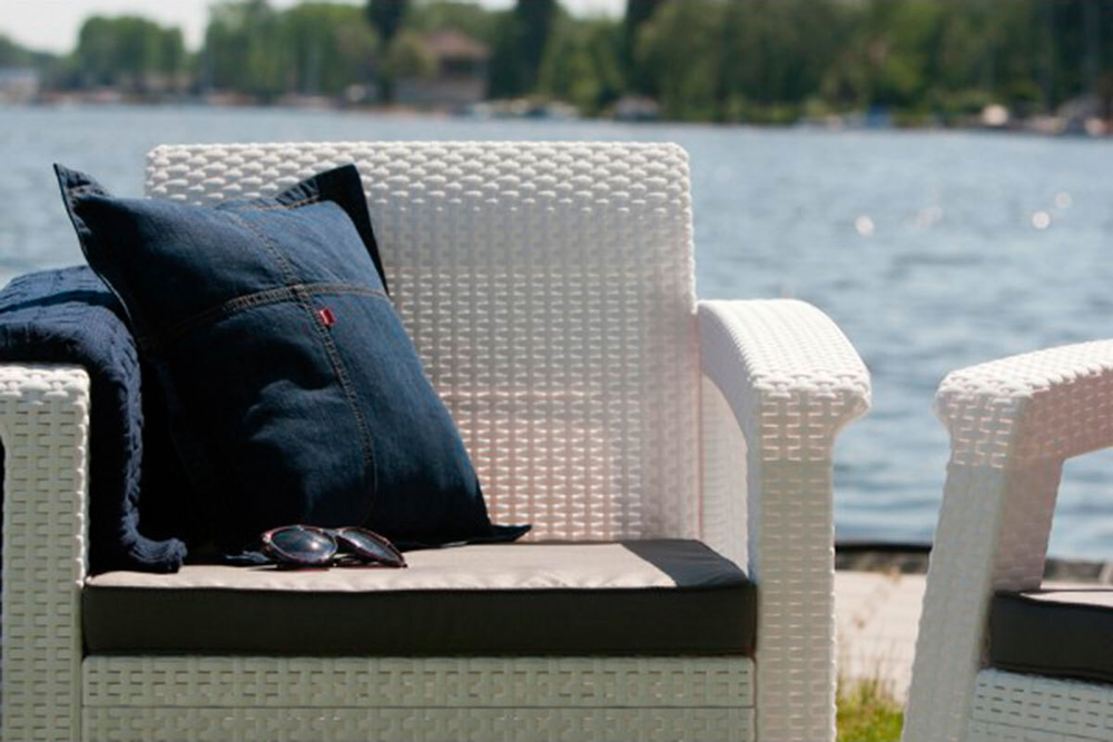 Комплект мебели Corfu Russia duo (2 кресла), белый