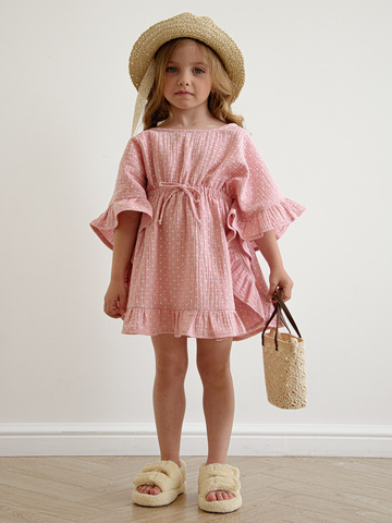 Туника пляжная, Пудровый