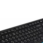 Комплект (клавиатура + мышь) A4Tech Fstyler FG1010, черный/синий (мембранная, беспроводная 2.4 GHz)