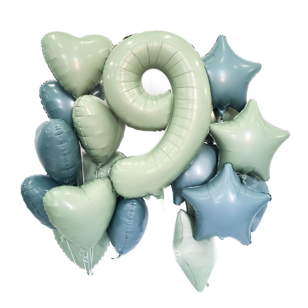 Шар (19''/48 см) Звезда, Бриз, 1 шт.