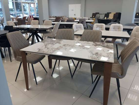 Стол раздвижной Verdo 140-180х90 см, керамика