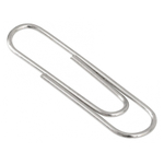 Скрепки канцелярские Penpai, 28 мм, никелированные, 100 шт