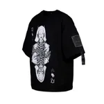 Футболка SS21 Won der Land Kimono Черная