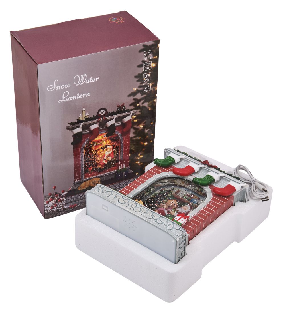 XM-872 Новогодний камин