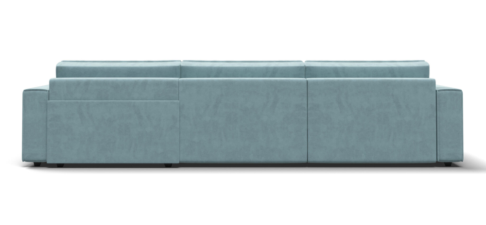 Угловой диван BOSS SOFT MODOOL MAX велюр Monolit аква