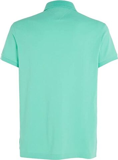 Мужское теннисное поло Tommy Hilfiger Core 1985 Slim Polo - light jade green