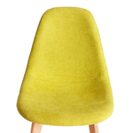 Стул CINDY SOFT (mod. C1021F1-1) фактурный велюр/дерево бук, 55 х 48 х 83 см, Светло-зеленый LY1701-8 / натуральный