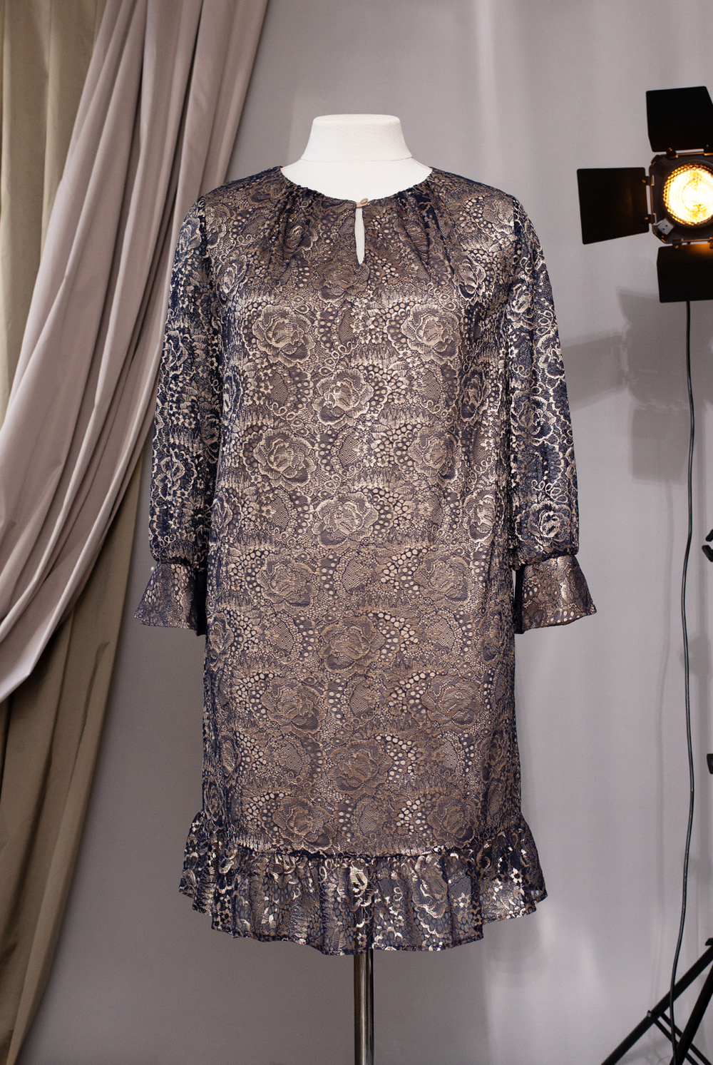 Платье женское 3631ЛП, синий #226Син053631ЛП