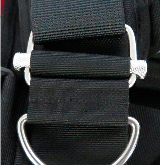 Подвесная система Sopras Sub с крылом для конфигурации Sidemount Rec черный