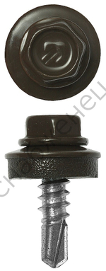 ЗУБР СКМ 8028 25 х 5.5 мм, зем.-коричн., кровельный саморез, 1800 шт (4-300310-55-025-8028)