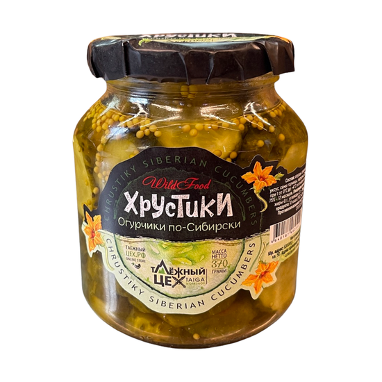 Хрустики огурчики по-сибирски 0,37л.