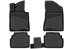 Коврики в салон для HYUNDAI Sonata, 2019- седан, 4шт. (Повышенная устойчивость, повышенная износостойкость) FORMAT.3D02372210