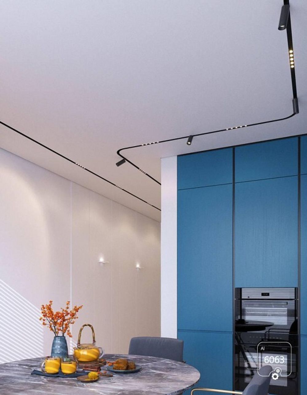 Встраиваемый светильник 6063 TrackLine Laser 0624702