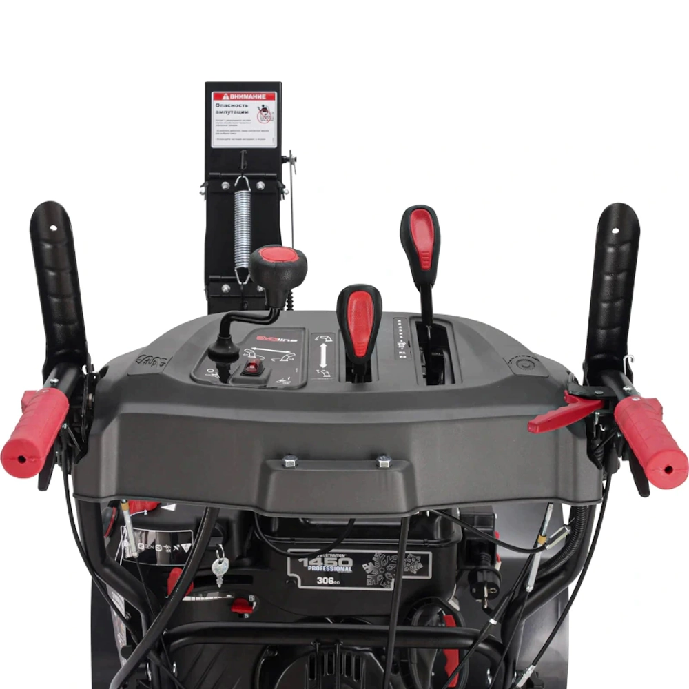 EVOline SBG 760 TBE бензиновый снегоуборщик 10 л.с, ковш 76 см, выброс 15 м, 6 вперед/2 назад