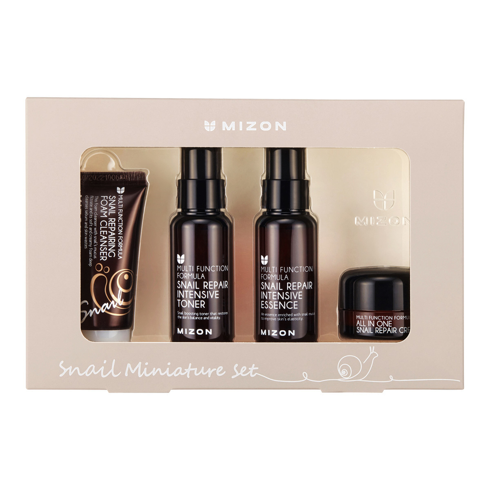 Mizon Snail Miniature Set набор миниатюр с муцином улитки