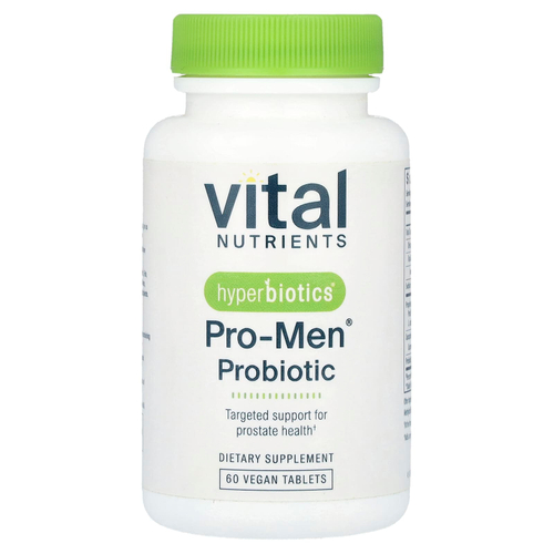 Vital Nutrients, Hyperbiotics®, пробиотик Pro-Men®, 60 веганских таблеток