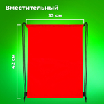 Мешок для обуви BRAUBERG прочный на шнурке бордовый 42x33 см (4 штуки в упаковке)
