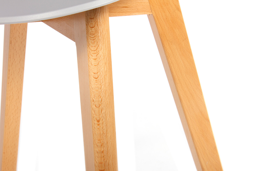 Стул Gracia белый с деревянными ножками