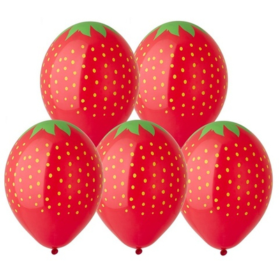 Шар с гелием 30см КЛУБНИЧКА