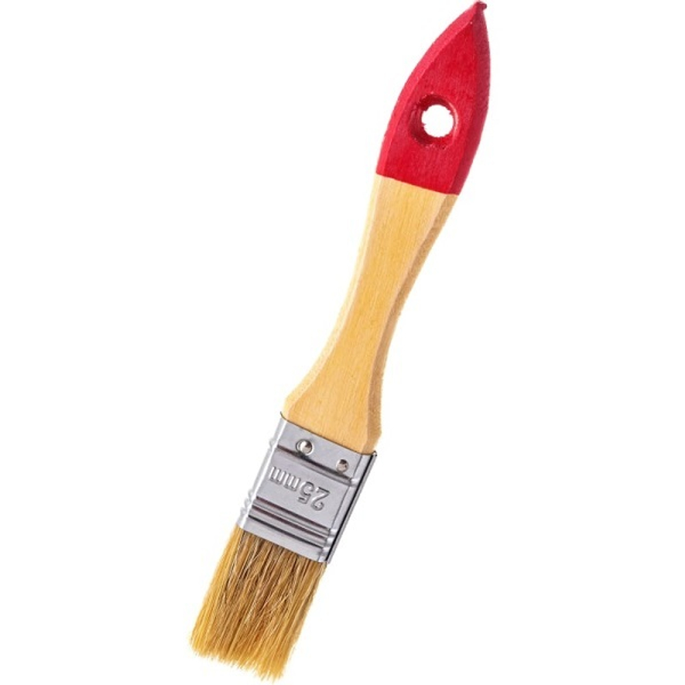 Кисть флейцевая 25 мм натуральная щетина Master Color