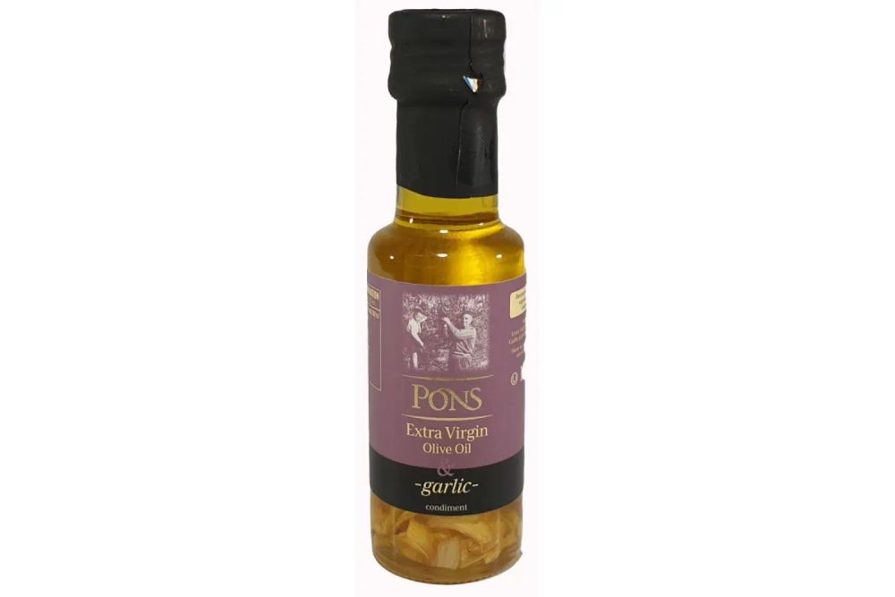 Масло оливковое EVO с чесноком Pons