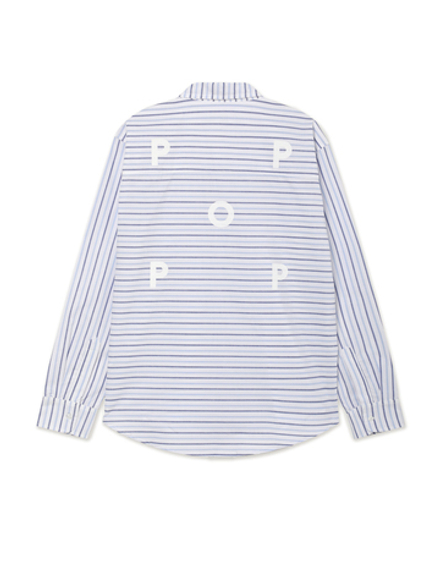 Мужская Рубашка Striped Logo