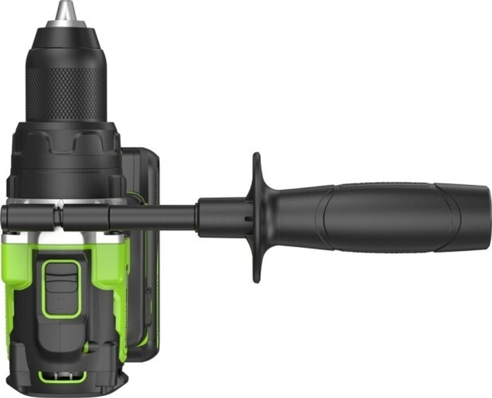 Дрель-шуруповерт аккумуляторная GREENWORKS GD24DD140 ударная, 24V, АКБ 4Ач и ЗУ 3707607CUB