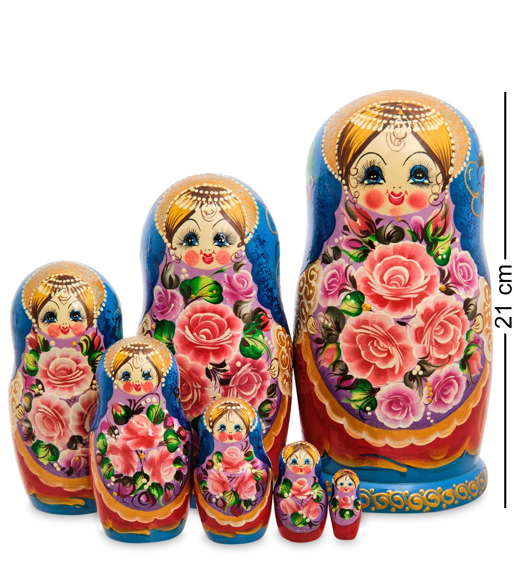 Народные промыслы МР-43/38-C Матрешка 7м «Василина»