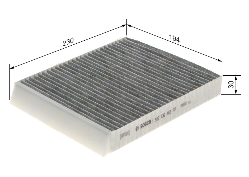 BOSCH - 1987432469-BOC - Filter, cabin air