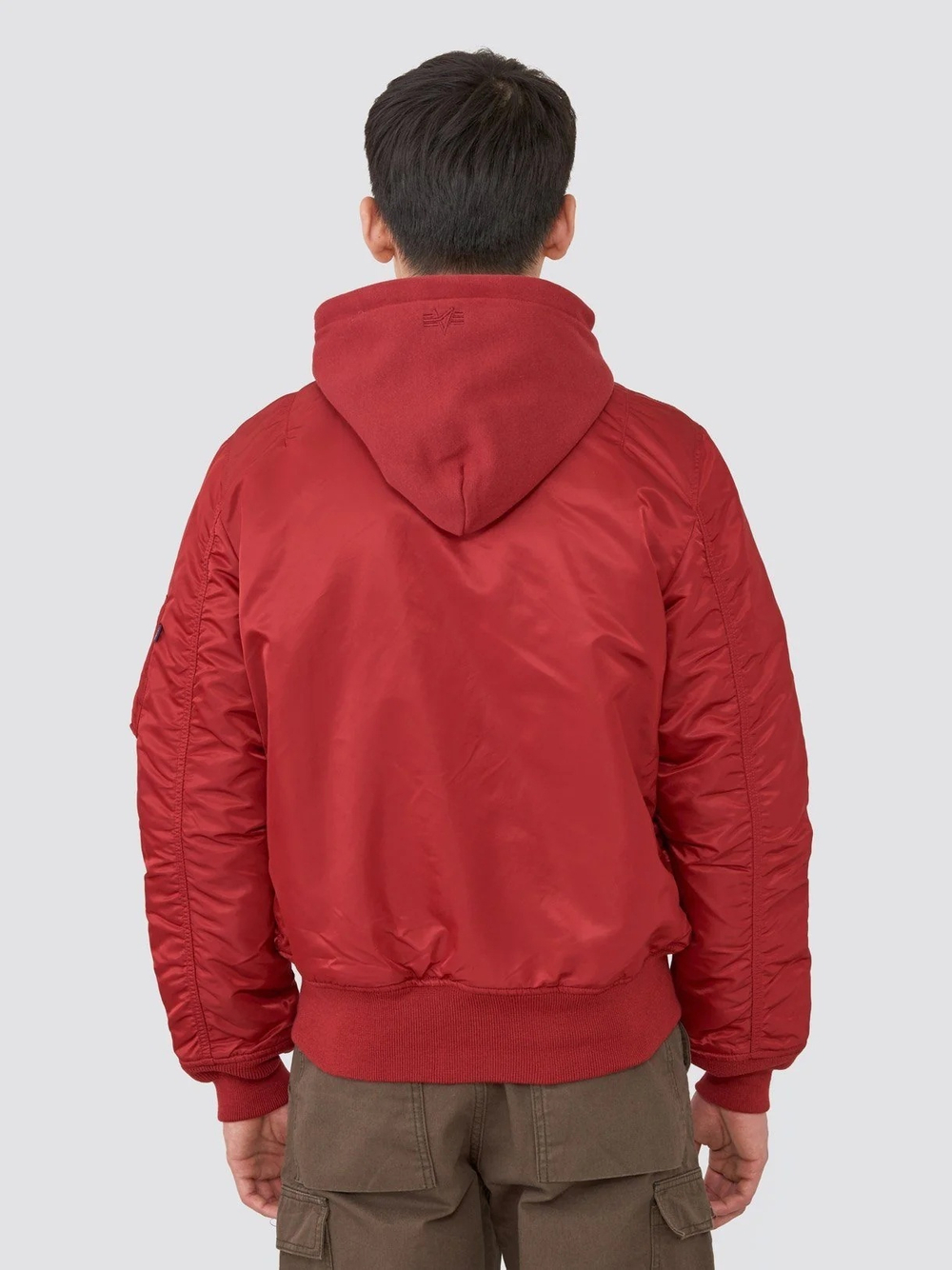 Бомбер Alpha Industries MA-1 NATUS COMM. RED/VNTG OLIVE LINING - S