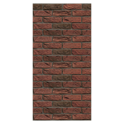 Плита ФАСПАН Красно-коричневый №1003 Вертикаль (1200х600х8мм)