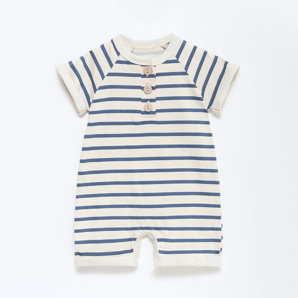 Песочник "Basic line" в полоску, р.68-74 см, бежевый 9538980 (Крошка Я)