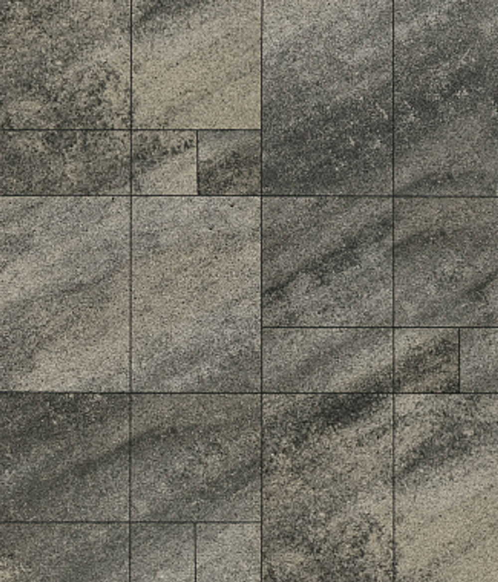 Тротуарная плитка ВЫБОР, форма Грандо, h=60мм