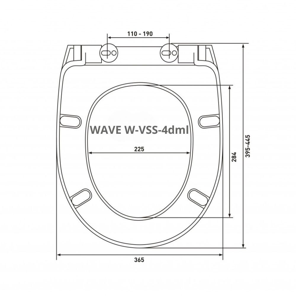 Сиденье д/унитаза  WAVE W-VSS-4dml дюро/лифт/съем БЕЛЫЙ глянец (Анимо,Classic Lux, Normus,Grand) 18