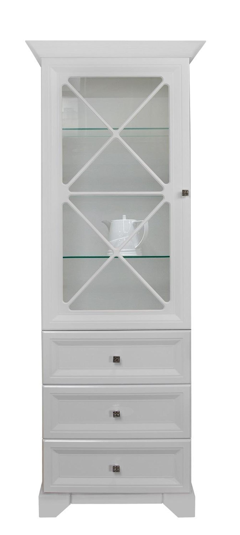Шкаф с витриной «Сканди» П515.04