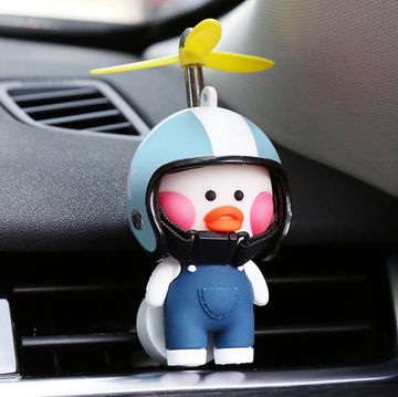 Автомобильный ароматизатор "Утка с пропеллером", пластина-ароматизатор в подарок