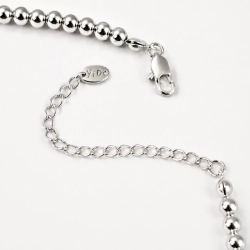 Колье-чокер YIDA «Серебряные бусины» Silver