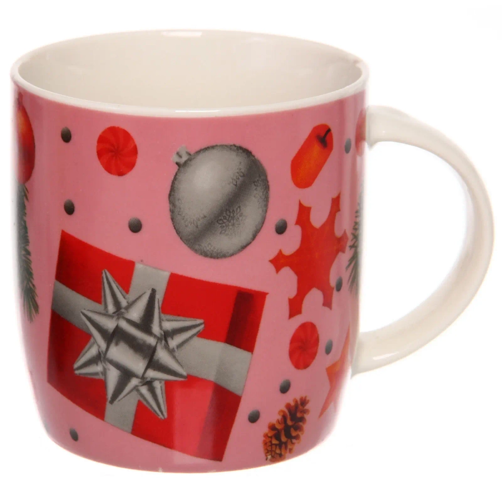 Кружка керамическая 360мл «Новогодняя сказка», микс рисунков