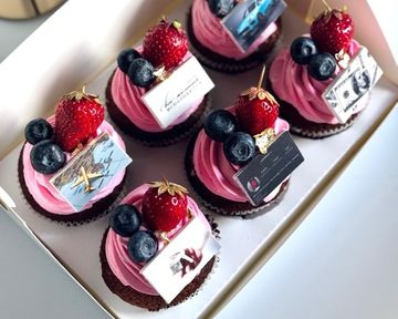 Капкейки на день рождение "пусть мечты исполняются"