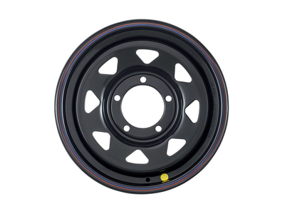 Диск усиленный УАЗ стальной черный 5x139,7 7xR16 d110 ET+25 (треуг. мелкий)