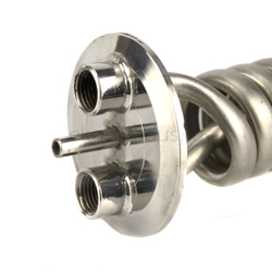 Холодильник Димрота на заглушке кламп 2 дюйма