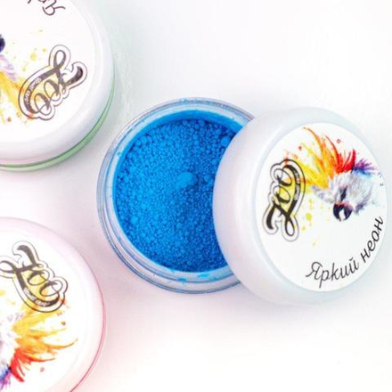 1611 Пигмент "Яркий неон" 1 г голубой