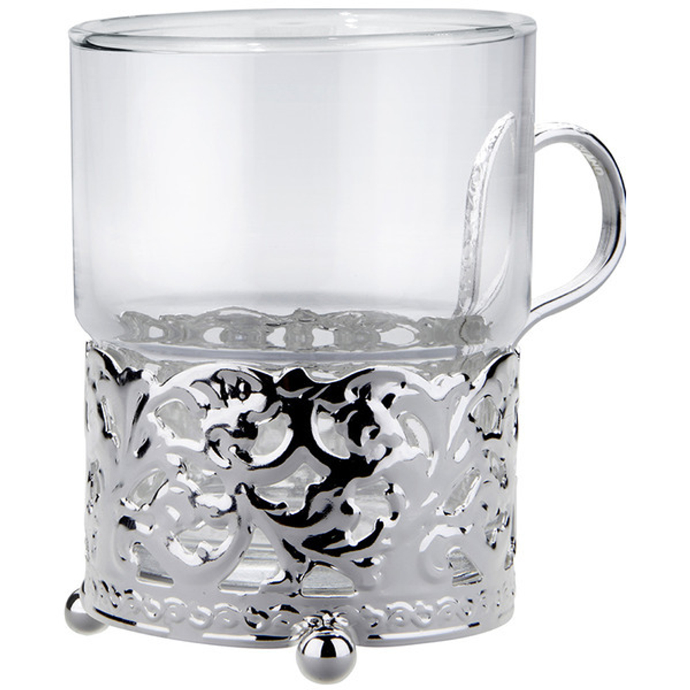 Набор из стакана с подстаканником 7х9см Queen Anne Королевский