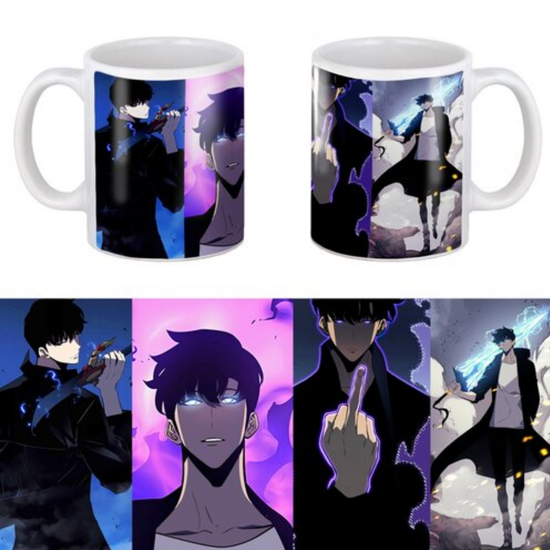 Кружка керамическая Поднятие уровня в одиночку 2 Solo Leveling, 330 мл