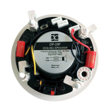 Direct Power Technology DP-25F 5'+1.5' коаксиальная потолочная АС, RMS10W/Max20W, 8ohm, кроссовер, высота 168mm, цвет белый
