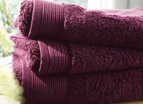 Полотенце 55х110 Blanc des Vosges Uni Cyclamen