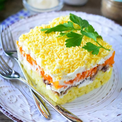 Салат "Мимоза" с тунцом 1 кг