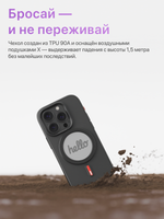 XTREM Чехол для Apple iPhone 16 Pro Max с экраном на задней панели, черный