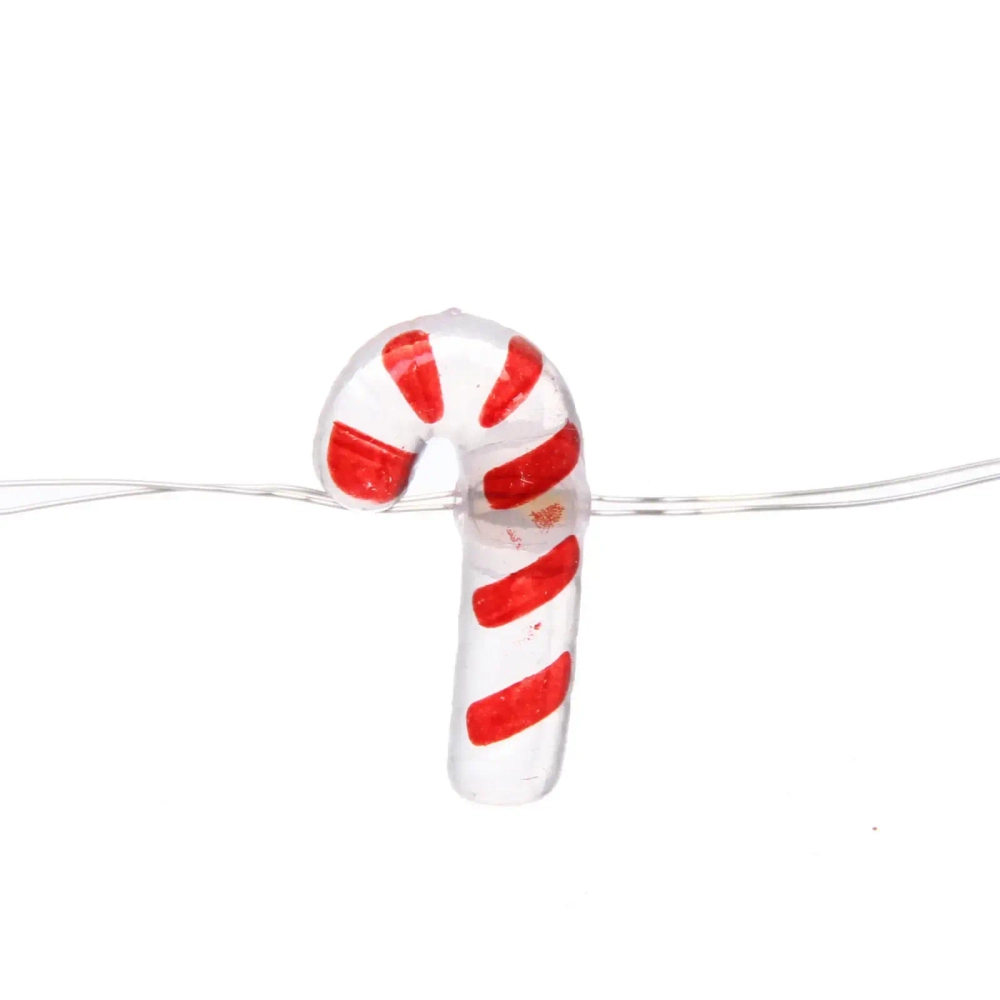 Гирлянда для дома «Карамелька» (3*1,9см) на батарейках 2,0 м 20 ламп LED, 1 реж., IP-20, Теплый белый (батарейки CR2032)