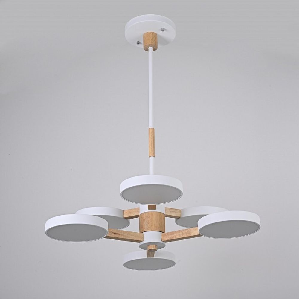 Люстра на штанге Imperiumloft TURNA White TURNA-DBL01